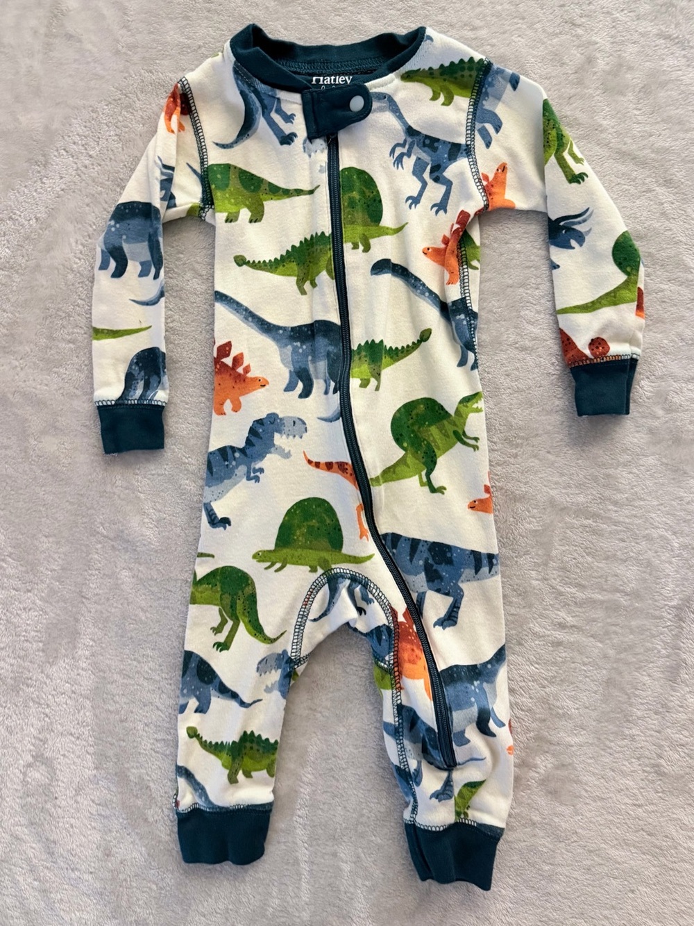 Hatley Baby Organic Sleeper with Dino Print 6-9m